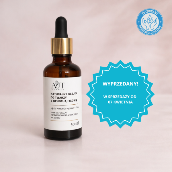 NATURALNY OLEJEK DO TWARZY Z OPUNCJĄ FIGOWĄ - DOSTEPNY OD 7.04